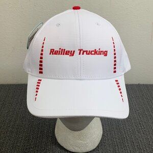 Reilley Trucking Baseball Hat Mens Adjustable White Red Indiana Cap America Golf